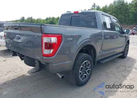 2022 Ford F-150 Lariat из США, поврежденный, VIN 1FTFW1E81NFC39087